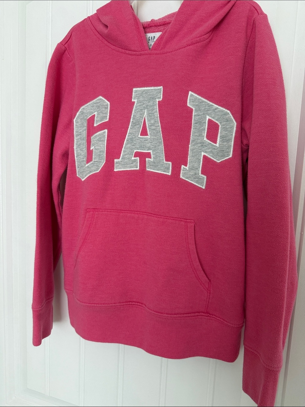 GAP Hot Pink Logo Crewneck Hoodie